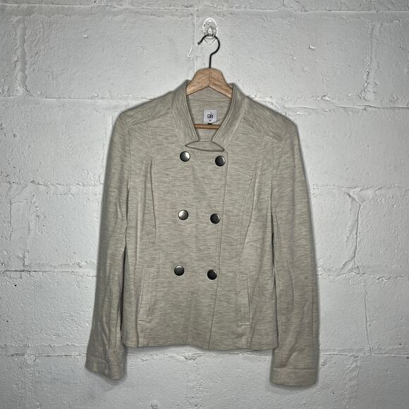 CABI Women's Oatmeal Double Breasted Charlie Jacket Style 3028 Size Medium - Picture 1 of 7